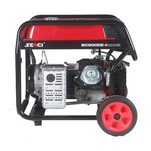 센시 가솔린 발전기 전력 5kw 6kw 7kw 8kw 휴대용 발전기 전기 5kva 6kva 7kva 8kva - Product Image 3