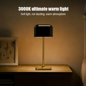 โคมไฟตั้งโต๊ะ LED หรูหรา ปรับแสงได้ ใช้ในห้องอาหาร บาร์ โรงแรม ห้องกาแฟ ตกแต่งสร้างบรรยากาศ ของขวัญสุดพิเศษ ชาร์จไฟได้ สัมผัสเพื่อเปิด-ปิด - Product Image 6