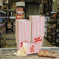 Boîtes d'emballage jetables en carton personnalisées pour pop-corn - Emballage alimentaire pour boîte à pop-corn