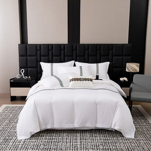 Exquisito Juego de Funda Nórdica de Algodón de Lujo de 4 Piezas con Borde Ancho Moderno, Tamaño Personalizable, Ropa de Cama Transpirable y Ecológica para el Hogar - Product Image 2