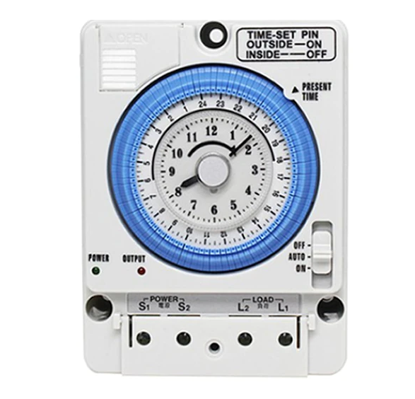 Time-Controler TB35N 100-240V 15A Din Rail Water Heater Programmable Timer Analog Switch Mechanical Controller