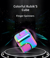 Cube Magique Anti-Stress et Jouet Sensoriel 4-en-1 NC Desktop Metal Fidget Spinner pour l'Anxiété et la Concentration, Unisexe, à partir de 14 ans