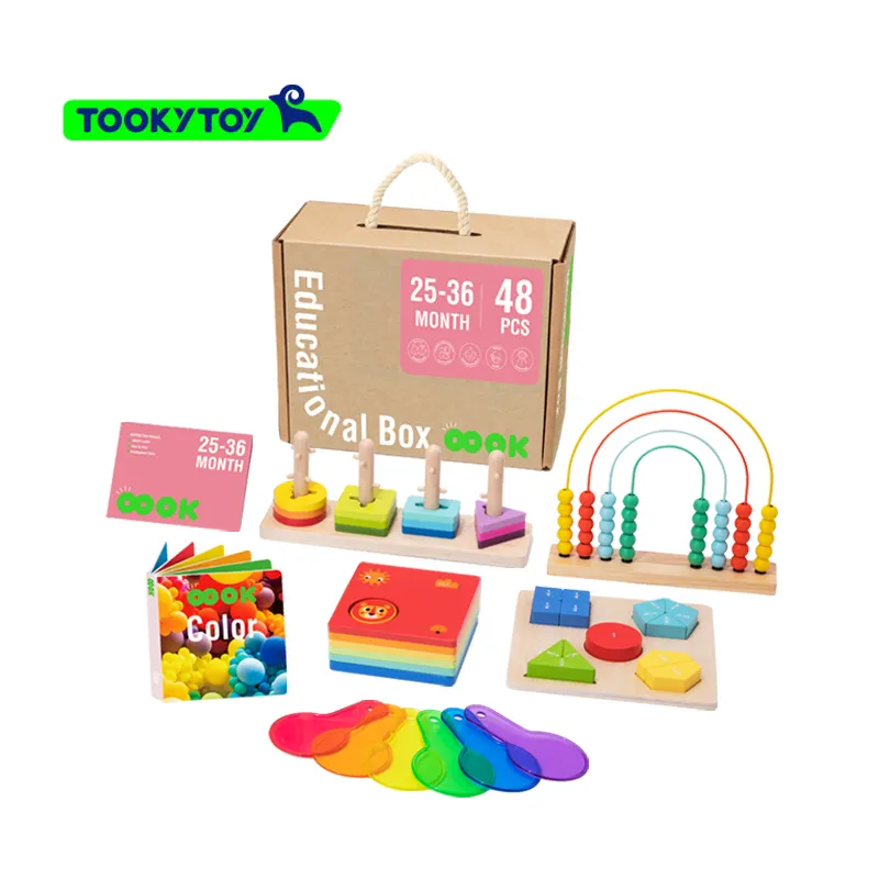 Color filter plate cognitive color piece hand puzzle children abacus frame building block shape matching toy