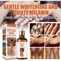 Sérum Éclaircissant Rapide pour Articulations Sombres, Correcteur de Pigmentation pour Peau Noire, Mains, Coudes, Genoux, Sérum Dissolvant de Taches Intenses