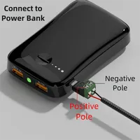 Conector de Carga USB-C Tipo C/Micro Hembra de 2 Pines, Bloque de Terminales con Tornillos, Sin Soldadura, Adaptador OTG de 5V (Convertidores USB)