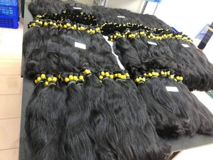 ช่อผมดิบจากเวียดนามแบบไม่ผ่านกระบวนการผมมนุษย์แบบตรงสองชั้น - Product Image 6
