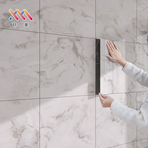 Piastrelle Adesive Impermeabili e Oleorepellenti Effetto Marmo, Facili <span class=keywords><strong>da</strong></span> Installare, <span class=keywords><strong>Carta</strong></span> <span class=keywords><strong>da</strong></span> <span class=keywords><strong>Parati</strong></span> per Decorazione d'Interni - Product Image 6