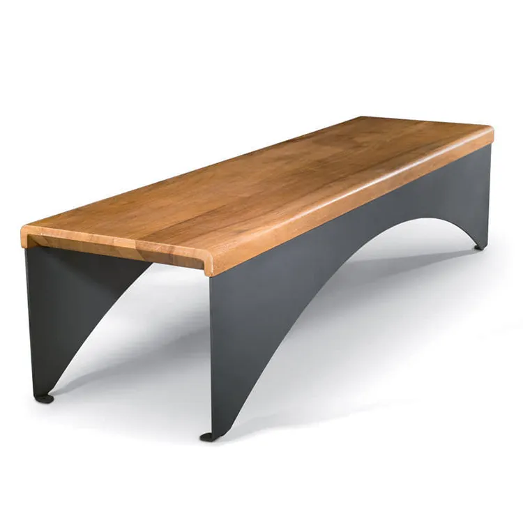 Nouvelle arrivée de bancs en bois au design moderne siège en bois de jardin sur mesure meubles vintage banc de parc