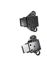 Large Steel Clamp Clip Iron Spring Loaded Butterfly Toggle Latch Fastener for Sheet Metal Stamping Iron Fastener Toggle Fastener