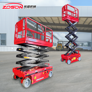 Elevador móvil Skylift automático 6m 8m 10m 12m 14m 16m Plataforma de mesas elevadoras de tijera hidráulica para trabajos aéreos y andamios - Product Image 2