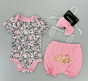 Üretici yüksek kalite bebek yaz kısa kollu pijama bebek giysileri kız erkek Romper Bodysuit bambu pijama çocuklar için