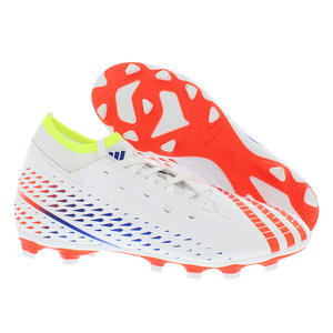 ADIDAS Edge.4ล่า S FXG unisex รองเท้าฟุตบอลสีขาว/เหลือง/น้ำเงิน-100% ของแท้ - Product Image 5