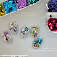12 Grilles de Paillettes pour Ongles à Motifs Floraux, Holographiques, Mixtes, Mini Circulaires, Décorations DIY pour Ongles, Flocons 3D Floraux pour Ongles