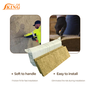 ISOKING R13 Laine de roche non inflammable Isolation thermique <span class=keywords><strong>pour</strong></span> <span class=keywords><strong>sous</strong></span>-<span class=keywords><strong>sol</strong></span> et <span class=keywords><strong>sol</strong></span> - Product Image 2