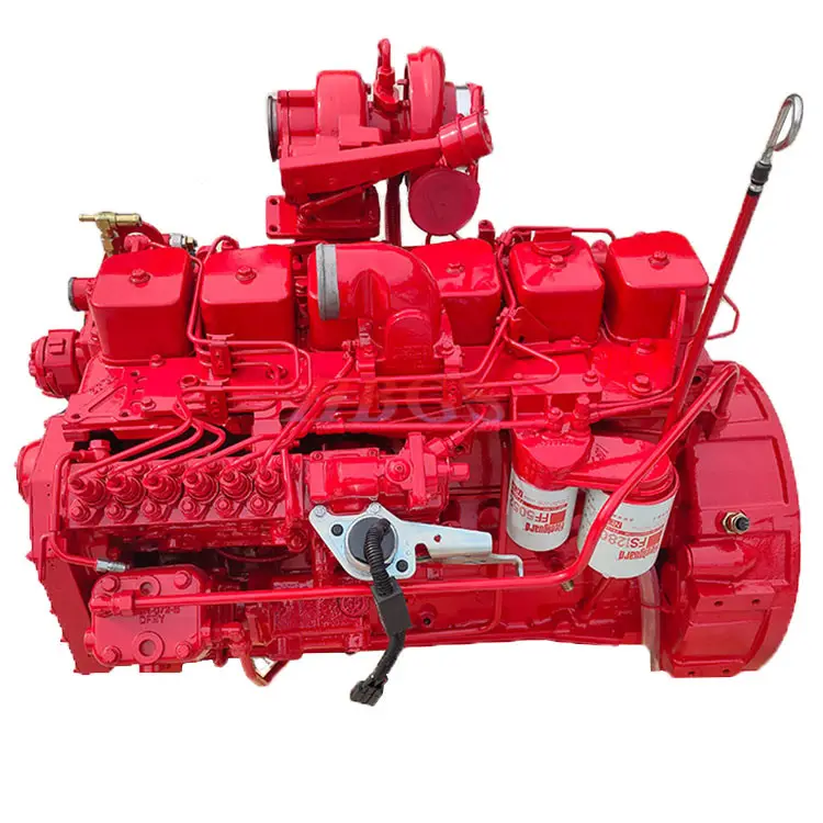 Transmissão automática de 6 cilindros 6bt 5.9l montagem do motor diesel