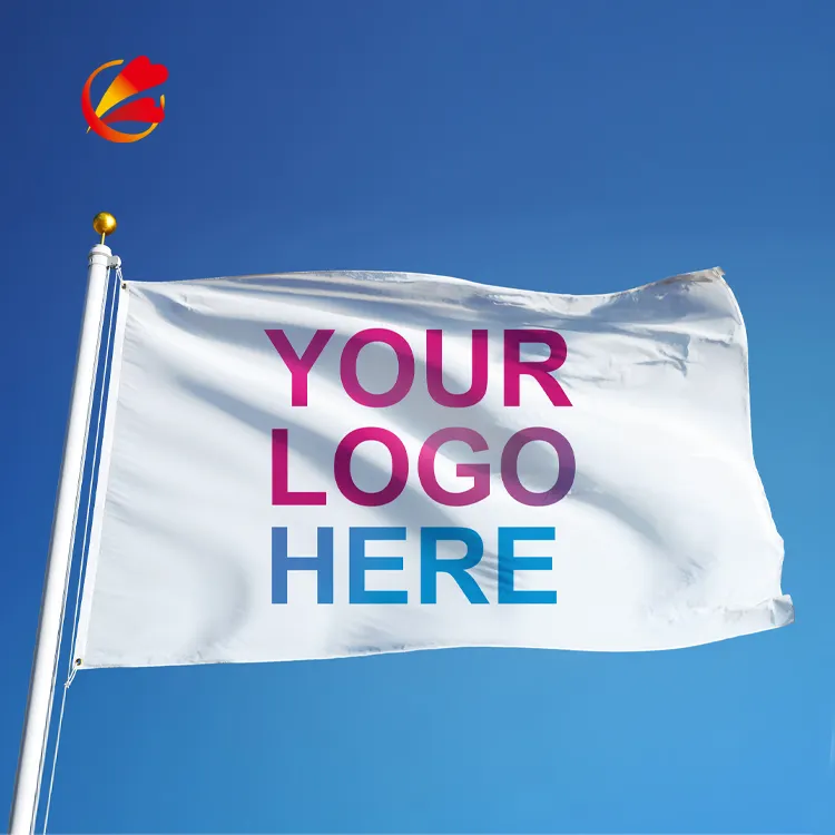 100D 300D custom promotion flag 3x5ft custom sublimation blank logo banner any design outdoor flying flag 3x5 custom flag