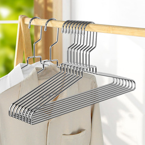 Stainless Steel Clothes Hanger 43cm 46cm Rectangle Hook Type Metal Hanger For Clothes Pants Ties Household Use - Product Image 2
