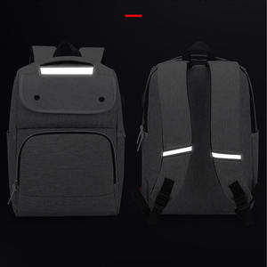 Tendance personnalisée Sac à dos intelligent USB pour hommes Multifonction Oxford Sacs d'affaires pour hommes Fermeture Softback Sac à dos - Product Image 2