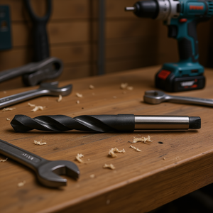 ดอกสว่านเจาะเหล็ก HSS แบบปลายตัดเกลียวพร้อมก้าน Morse Taper Shank สำหรับเจาะโลหะ ไม้ และพลาสติก - Product Image 3