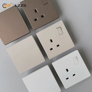 الأكثر مبيعًا مقبس مفتاح إضاءة جداري نحيف للغاية ناعم اللمس مادة الكمبيوتر 13A كحد أقصى. تيار متين V Max. مع/بدون Neno - Product Image 1