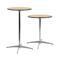 Table haute ronde pour bar, table de cocktail réglable en métal pour événements, hôtels et restaurants, table de bistrot moderne pour café