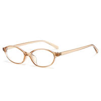 Monture de lunettes de vue ovale vintage à monture complète, prix d'usine, en TR90, anti-lumière bleue, unisexe, confortable et durable