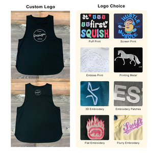 Wholesale Custom 170Gsm Polyester <b>Gym</b> Tank Top Quick Drying Breathable <b>Vest</b> High Elasticity Screen Print Knitted Weaving for <b>Men</b> - Product Image 2