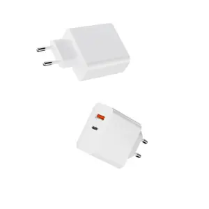 KC EU Cargador Tipo C PD 45W Charger 2 Port Type C Wall Chargers For Galaxy S23 Chargeur