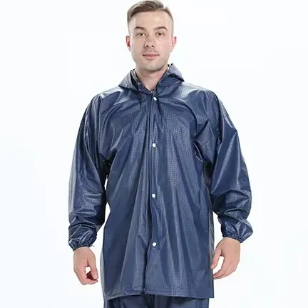 High quality PVC raincoat and rain pants suit