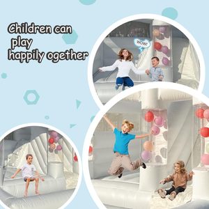 <span class=keywords><strong>Château</strong></span> gonflable blanc pour intérieur et extérieur avec piscine à balles et toboggan pour mariage, fête d'enfants, décoration <span class=keywords><strong>de</strong></span> fête d'anniversaire - Product Image 6