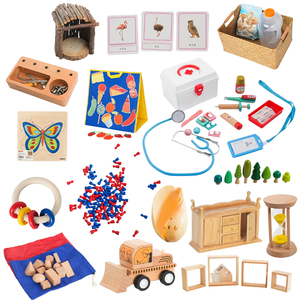 Montessori ของเล่นเพื่อการศึกษาประสาทสัมผัสทำจากไม้สำหรับสถานรับเลี้ยงเด็กและเด็กวัยก่อนวัยเรียนเครื่องมือพัฒนาทักษะยนต์ - Product Image 1