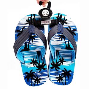 Summer Hawaii Refreshing Kids Slide slippers Lightweight <strong>Funny</strong> Trees Slipper Eva Waterproof Anti slip Children <strong>Flip</strong> <strong>Flops</strong> - Product Image 3