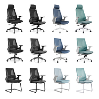 Fauteuil de Bureau à Dossier Haut Pivotant en Maille Ergonomique Moderne de Haute Qualité pour Équipement de Bureau, Vente en Gros