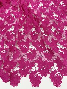 Fushia <span class=keywords><strong>Guipure</strong></span>/cordino in pizzo per festa nuziale tessuto di pizzo ricamato - Product Image 3