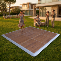 Dalles de sol de danse étanches portables modulaires à emboîtement pour événements et mariages