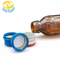 Capuchon ROPP personnalisé en couleur Pantone 28*18mm avec anneau en plastique pour boissons gazeuses, jus, soda, eau de coco