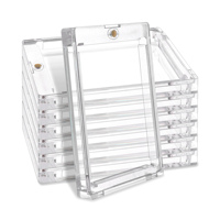 Prix d'usine – Étui rigide en plastique pour cartes à collectionner, protection UV, support magnétique épais 260 PT pour cartes de jeu