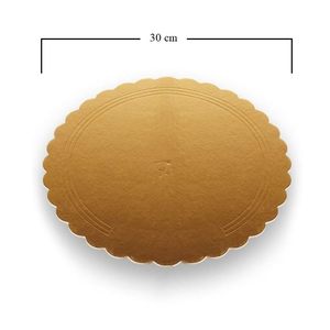 Dischi di cartone rotondi dorati per torte, confezione da 50, vassoi usa e getta per decorare, servire e trasportare dolci - Product Image 4