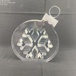 Winter Christmas Decorative <b>Snowflake</b> <b>Decorations</b> Acrylic Large Transparent <b>Snowflake</b> for Holiday New Year Party Home Decor - Product Image 5