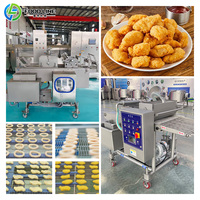 Start-up fabriek apparatuur lage kosten volautomatische kleine productielijn voor kipnuggets