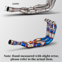 Système d'échappement complet de course modifié de qualité européenne pour moto V8, compatible JOG V8, DIO, BWS, ZX, DIO90, RR, DIO 26AA, ZX 26AA