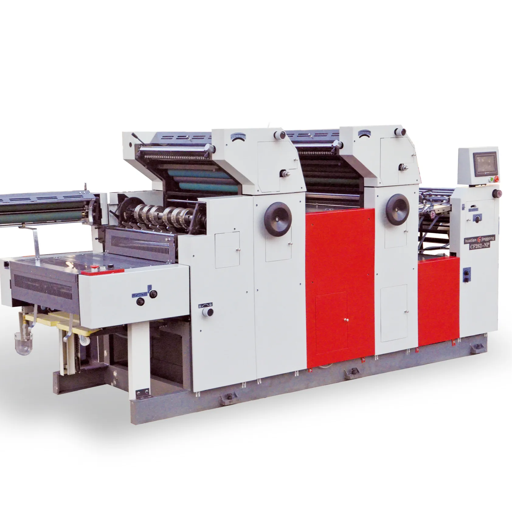 Máquina de impresión offset automática, tamaño A2, CF262-NP, doble color
