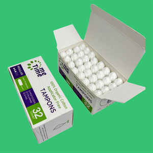 Produit tendance 2026 Tampons hygiéniques jetables bio fabriqués par un fabricant biologique <span class=keywords><strong>sans</strong></span> <span class=keywords><strong>applicateur</strong></span> Tampons hygiéniques biodégradables - Product Image 4
