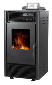 Stufa a Pellet Autoportante da 8KW per Riscaldamento Interno, Caminetto a Gas per Uso Domestico - Product Image 2