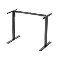 Bureau debout intelligent à double moteur à 2 étages avec contrôleur LED, bureau ergonomique réglable en hauteur, mobilier de bureau, bureau relevable