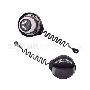 Joint d'étanchéité de bouchon de réservoir de carburant Volvo 31392044 31261716 ABS Noir Blanc Couvercle intérieur pour V70 S60 XC90 S80 XC60 V60 - Product Image 1