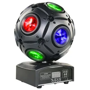 Marslite 12pcs 10w rgbw 4in1 dmx512 sharpy beam led football moving head magic ball light for disco dj stage