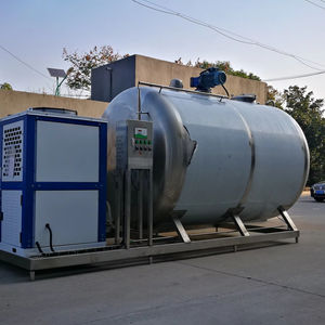 خزان تبريد الحليب بالجملة / خزان تبريد الحليب / خزان تخزين الحليب الأفقي والعمودي مع نظام تبريد - Product Image 2