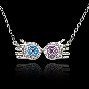 อะนิเมะน่ารักการ์ตูนแว่นตาจี้สร้อยคอลูน่า เลิฟกู๊ด ดีมอนอายส์สำหรับผู้หญิงชายเด็กคอสเพลย์เครื่องประดับของขวัญ - Product Image 5