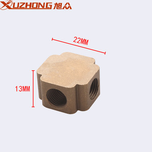 ข้อต่อจ่ายน้ำมันเทอร์โบอลูมิเนียมอัลลอยด์ Xuzhong ขนาด56x29x8มม. สำหรับ T3 T4 GT35T 70T 66ชิ้นส่วนอะไหล่ - Product Image 3